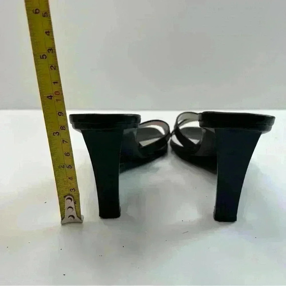 Charles Jourdan Paris Women’s Sandals Shoes Patent Heels Black Size 6 - Picture 8 of 9
